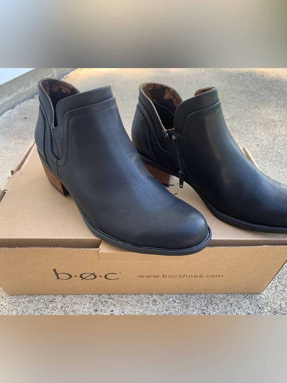 B.O.C. Black Ankle Boots